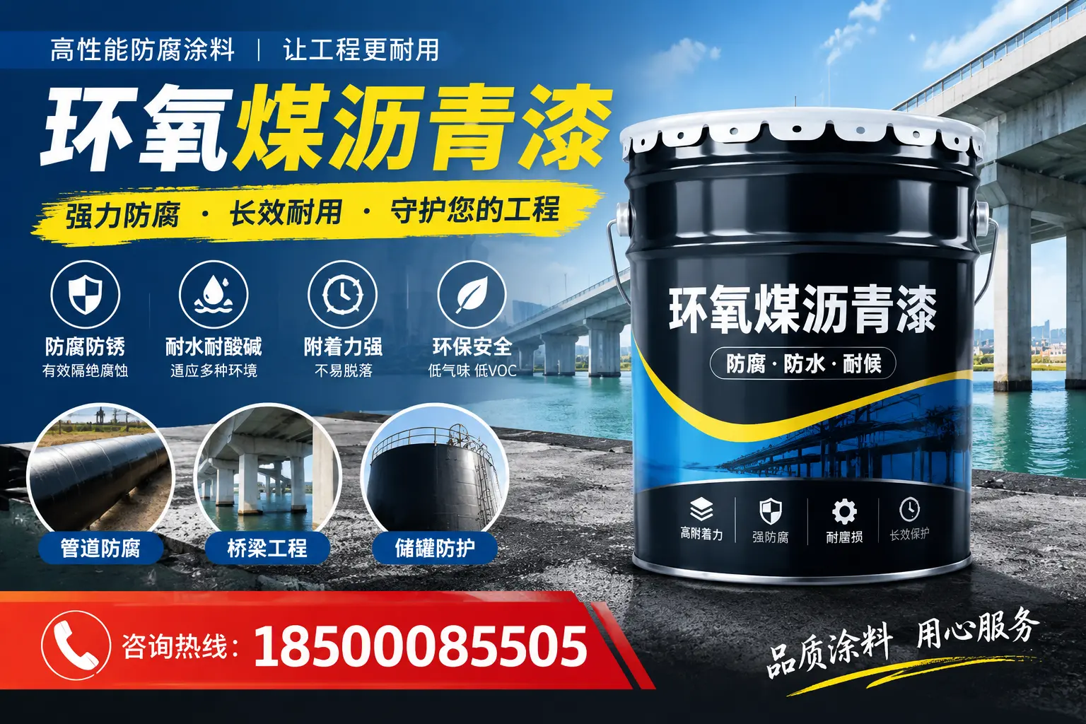 环氧煤沥青漆的施工流程详解,保定企业的必备知识